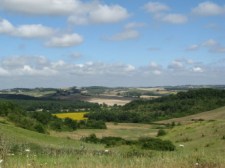 Au Bouscarrot-Aussicht nach Westen